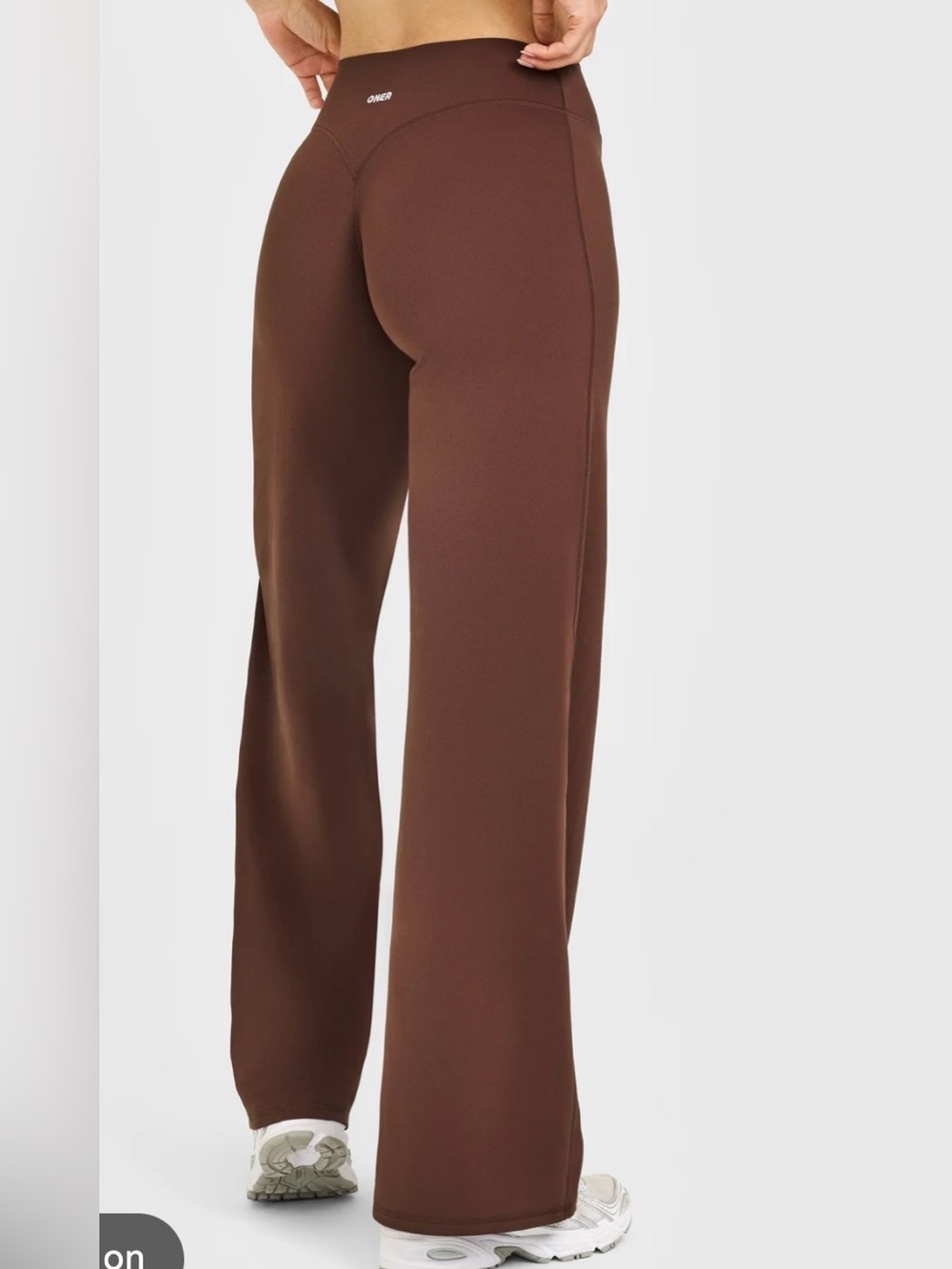 Oner Active Wide-Leg Pants in Chocolate Brown